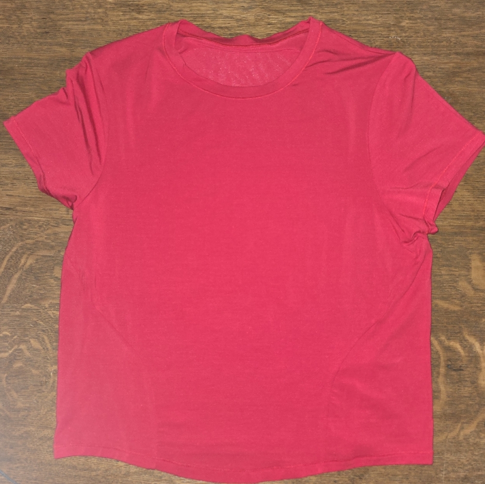 Buffbunny NWOT XL Lipstick Red Baby Tee